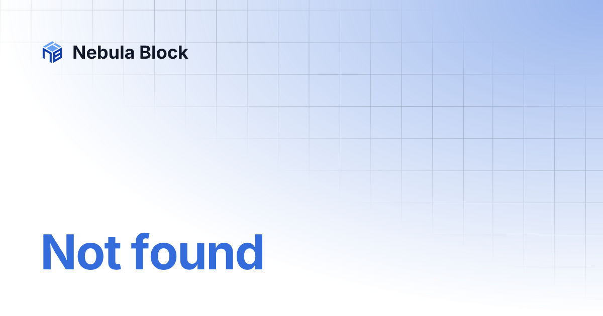 Start GPU Instance | Nebula Block
